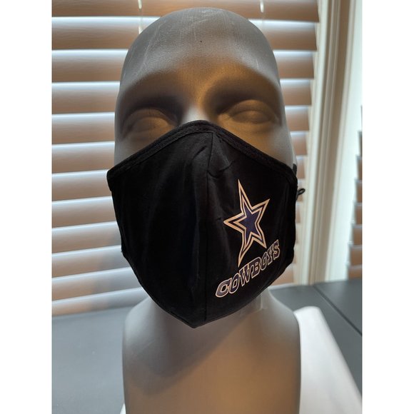Dallas COWBOYS Face Mask with Adjustable Ear Loops - Picture 11 of 11